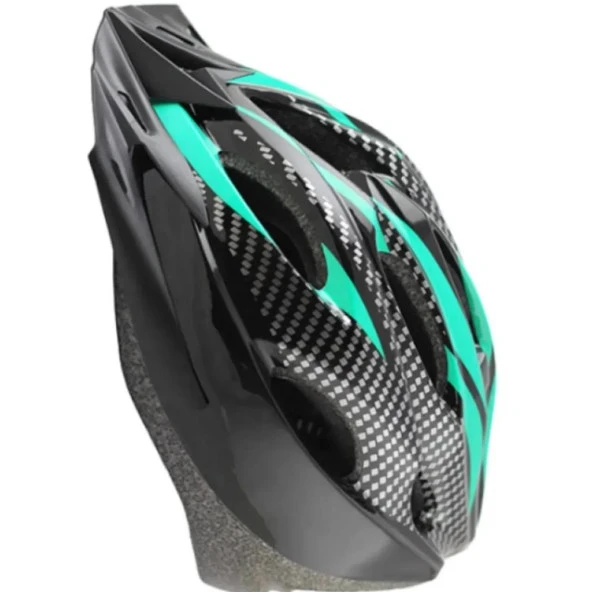 T.Concept Yetişkin Bisiklet Kaskı Yeşil Gri - 2