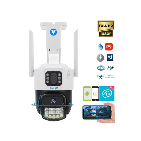 Vivatech Apex Çift Lensli Hareketli Wi-Fi Akıllı Ip Güvenlik Kamerası FullHD 1080p Türkçe (O-KAM) Uygulama - 2
