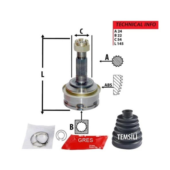 Aks Kafası Dış Applause ürün görseli 1