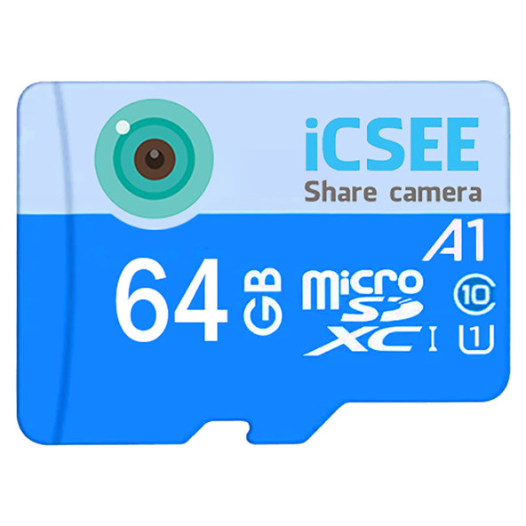 64 GB icsee Micro SD Kart Güvenlik Kameraları için Hafıza Kartı