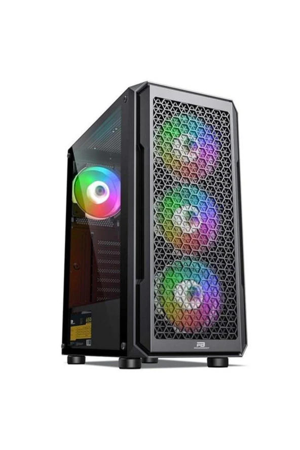 POWERBOOST 650W 80+ BRONZE PB-P3385B GAMING MID-TOWER PC KASASI