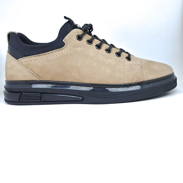 Kum Rengi İç Dış Hakiki Deri Mükemmel Kalıp Yeni Taban Casual - 2