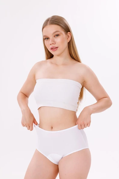 Doreanse 7183 Kadın Pedli Yüksek Bel Külot - Resim 12