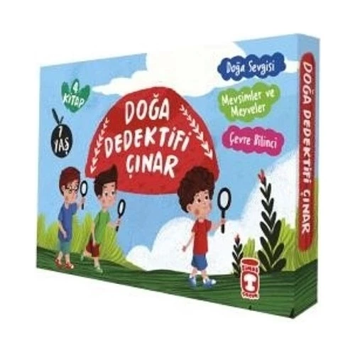 DOĞA DEDEKTİFİ ÇINAR 4 KİTAP SET  TİMAŞ