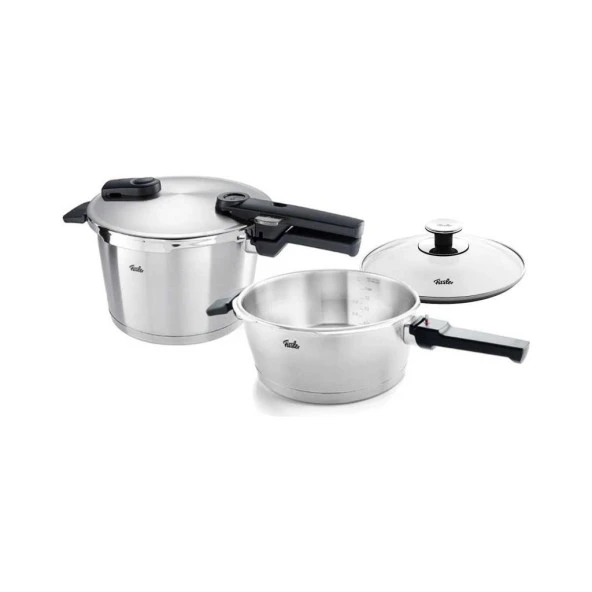 Fissler Vitaquick Premium 6 lt + 3.5 lt Düdüklü Tencere