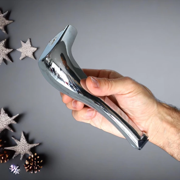 Masa Yükseltici Tv Ünitesi Konsol Koltuk Ayağı Mobilya Ayakları Ayağı Metal Ayak 20 Cm Krom - 6