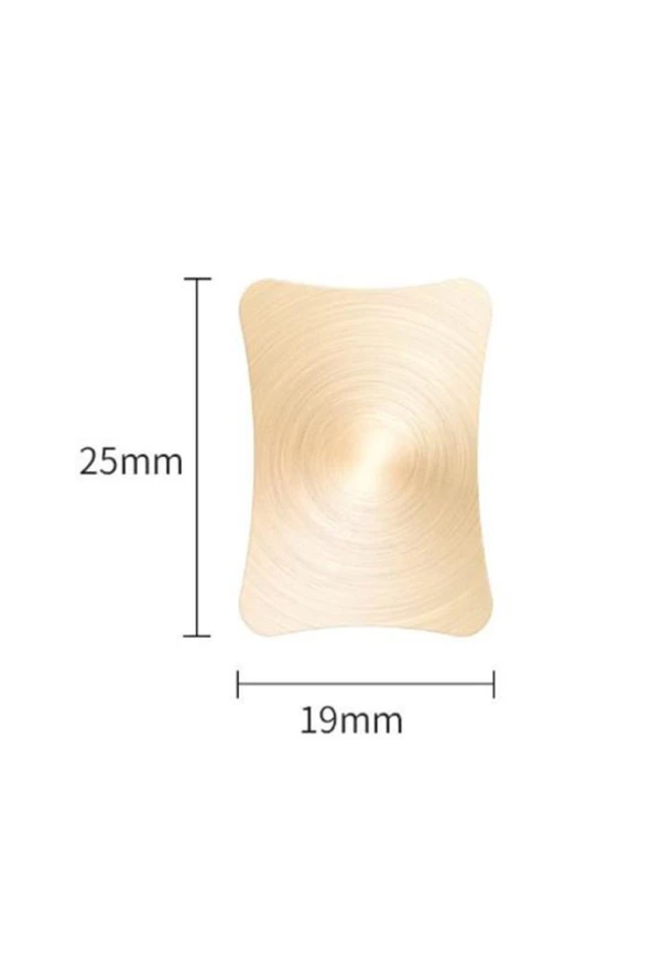 Mühürcüm Boş Mum Mühürü Pirinç Yastık Damga 25x19 mm R5799P25 - 5