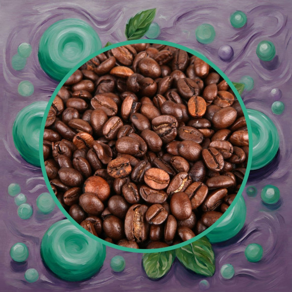 Decaf Mint Coffee Kafeinsiz Nane Aromalı Çekirdek Kahve 200 Gr - 2