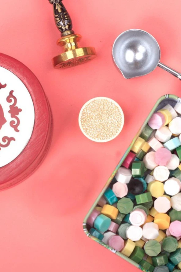 Mühürcüm Mühür Mumu Damga 25 mm Yuvarlak Kumlu Boş Pirinç Kafa + Ahşap Sap R5799KO25 - Resim 4