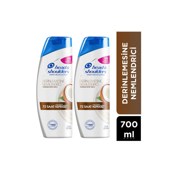 Head And Shoulders Derinlemesine Nemlendirici Kepeğe Karşı Karşı Etkili Şampuan 350 Ml X 2 Adet