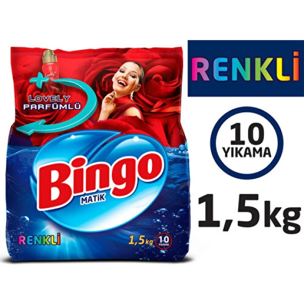 BINGO MATIK KONSANTRE 1,5KG EKO RENKLİ