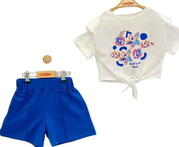 Çikoby Kız çocuk Şort takım - Resim 2