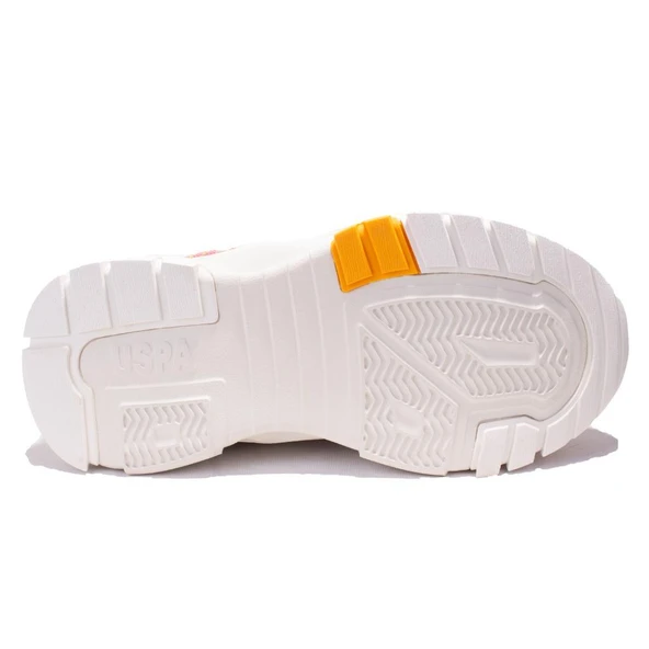 U.s Polo Assn VıncentCN Bej Pembe Ortopedik Günlük Kadın Spor Ayakkabı - 4