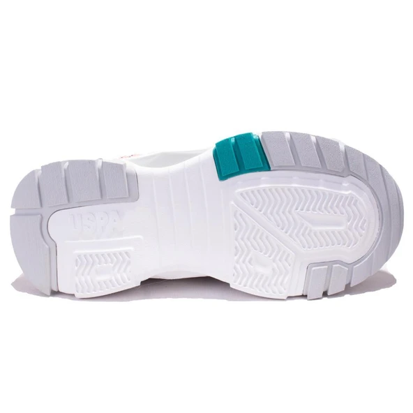 U.s Polo Assn VıncentCN Gri Lila Ortopedik Günlük Kadın Spor Ayakkabı - 4