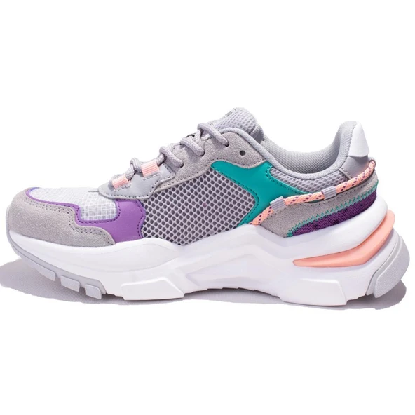 U.s Polo Assn VıncentCN Gri Lila Ortopedik Günlük Kadın Spor Ayakkabı - 3