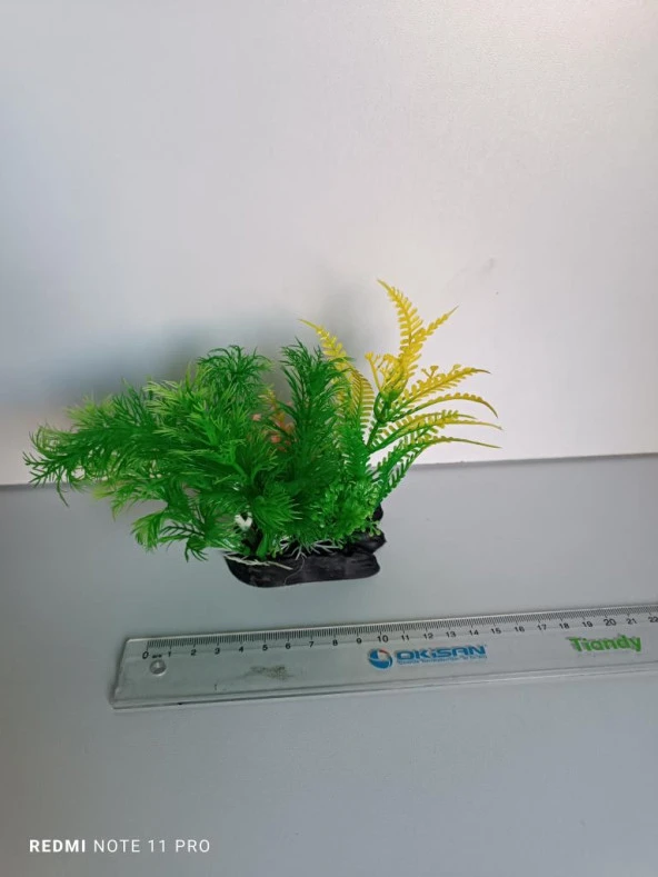 Netx Akvaryum Plastik Bitki 11X18X6 cm M-482 - Resim 3