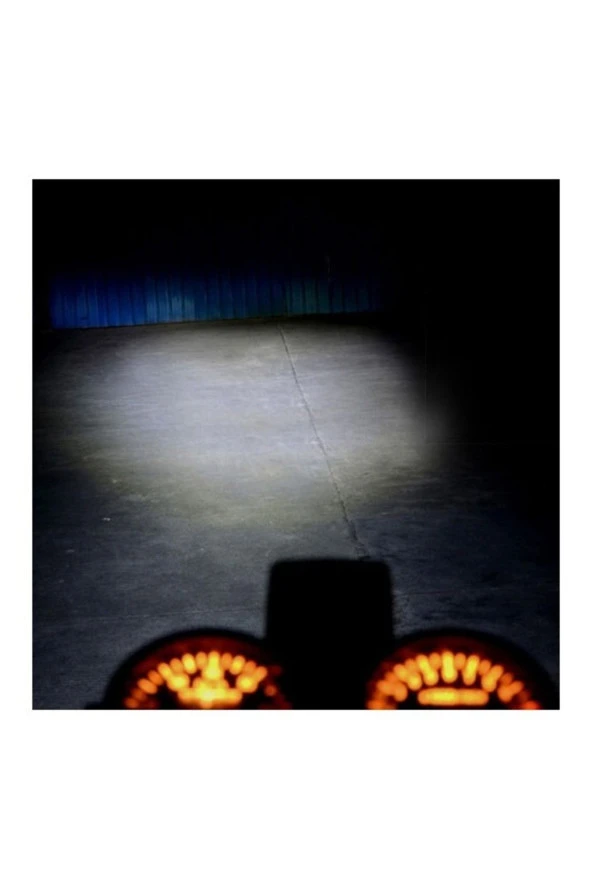 H4 Ba20d Dc 12v 6500k Cob Led Motosiklet Beyaz Işın Far Ampul - Resim 3