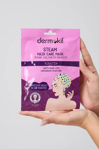 Karışık DERMOKİL Keratin Buhar Saç Bakım Maskesi 35 ml - 23574