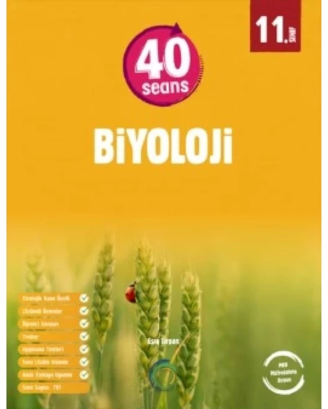11. Sınıf 40 Seans Biyoloji