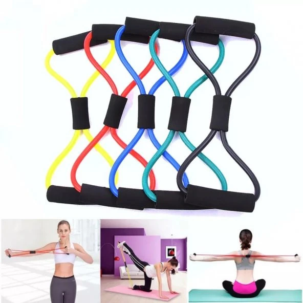 Pilates Egzersiz Direnç Lastiği - 3