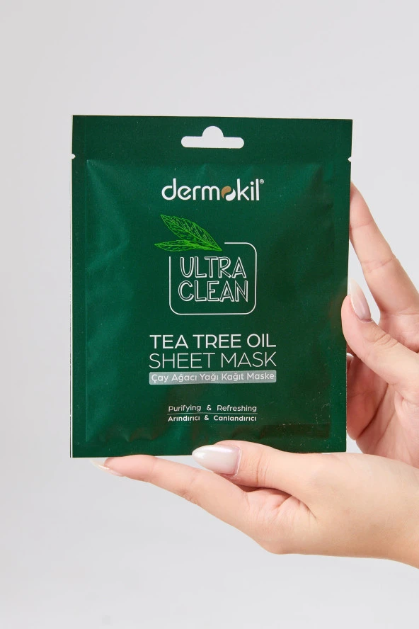 Karışık DERMOKİL Çay Ağacı Yağı Kağıt Maske 20 ml - 23586