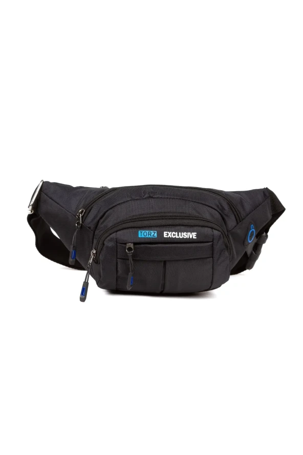 Bel Çantası Çapraz Su Geçirmez Kumaş Göğüs Çapraz Kulaklık Çıkışlı Çanta - 2