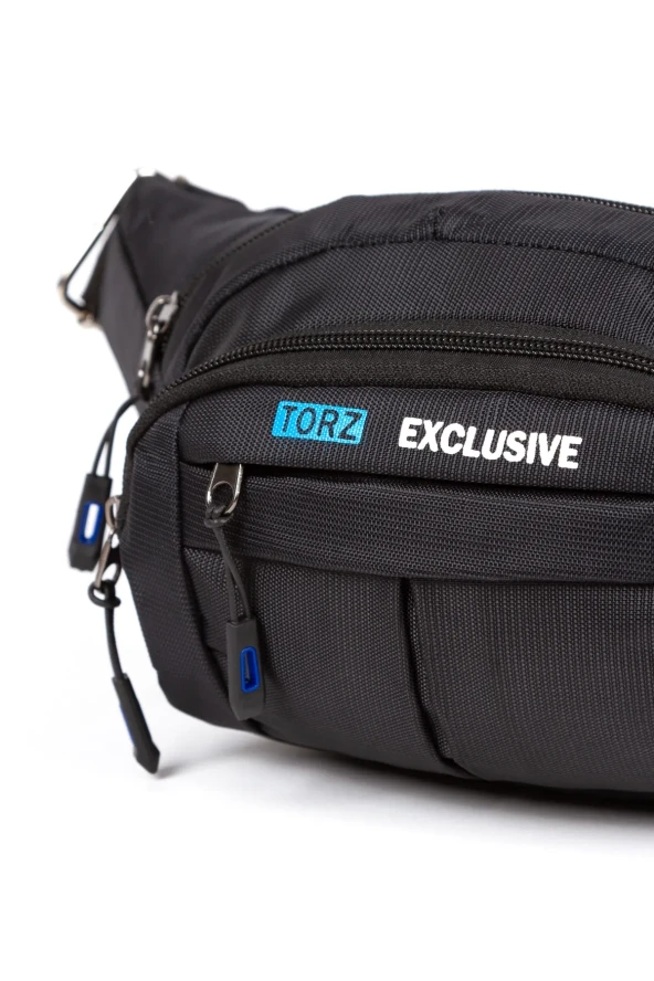 Bel Çantası Çapraz Su Geçirmez Kumaş Göğüs Çapraz Kulaklık Çıkışlı Çanta - 5