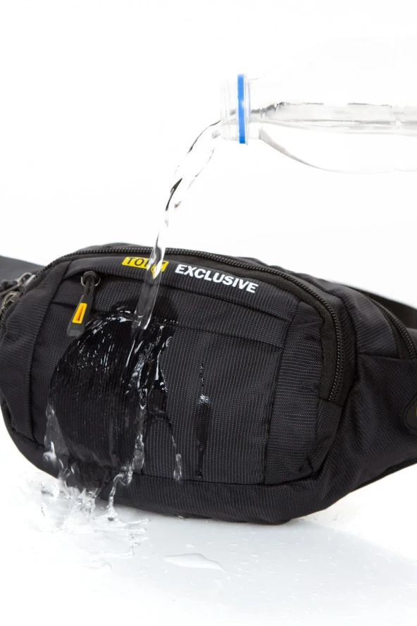 Bel Çantası Çapraz Su Geçirmez Erkek Kumaş Göğüs Çapraz Kulaklık Çıkışlı Çanta - 3