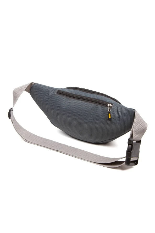 Erkek Bel Çantası Çapraz Su Geçirmez Kumaş Göğüs Çapraz Kulaklık Çıkışlı Çanta - 8