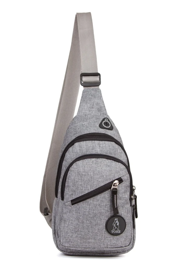 Kulaklık Çıkışlı Tek Kol Göğüs Çantası Günlük Mini Sırt Çanta - 2