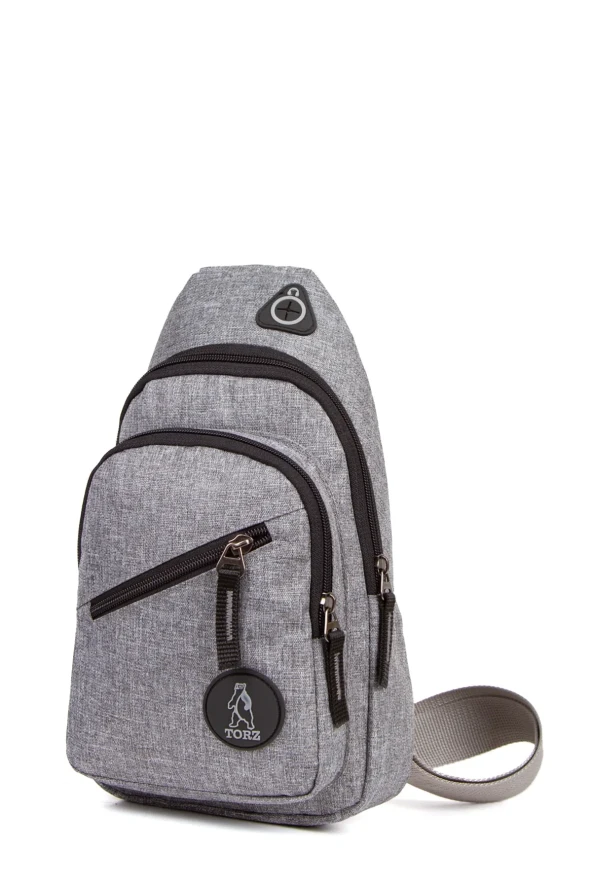 Kulaklık Çıkışlı Tek Kol Göğüs Çantası Günlük Mini Sırt Çanta - 3