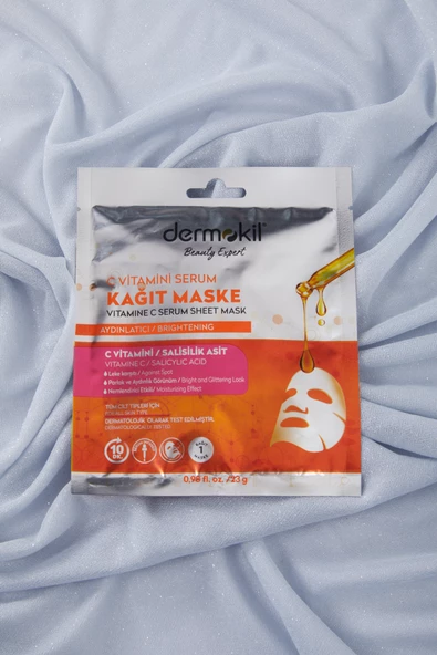 Karışık DERMOKIL 23 GR KAGIT MASKE C VITAMIN SERUM  - 24560