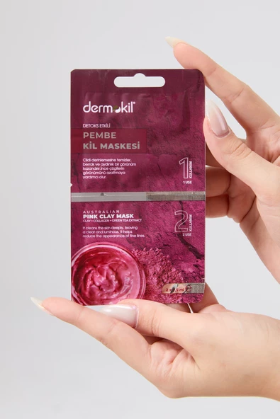 Karışık Dermokil Detoks Etkili Pembe Kil Maskesi 7,5*2 ML  - 23589