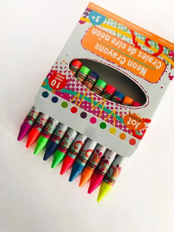 Neon Pastel Boya 10'lu - 2