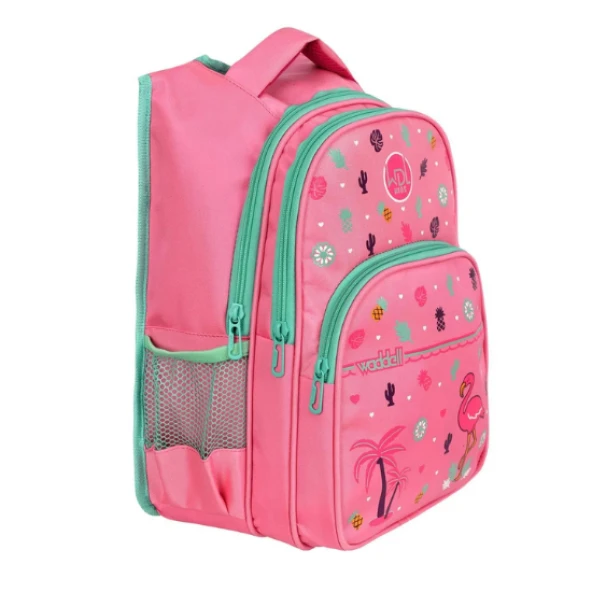 yarasa askılı 3 bölmeli ilk okul çantası su geçirmez full astarlı tam ortopedik + beslenme çantası - Resim 2