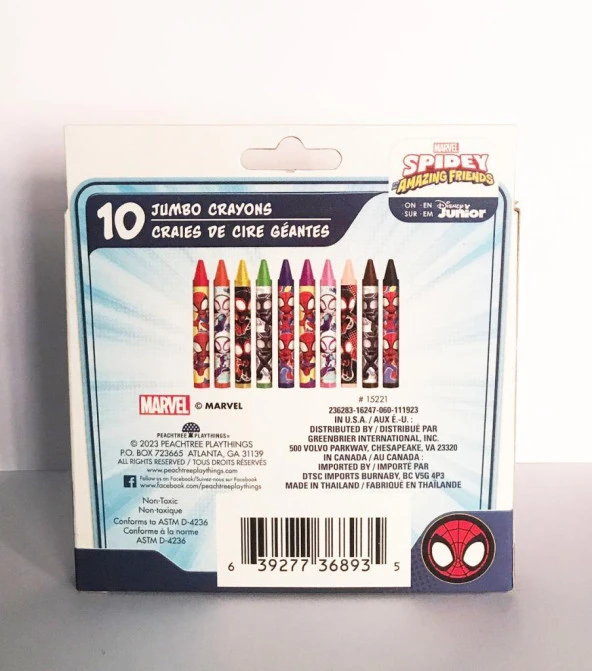 Spidey Pastel Boya 10'lu - 2