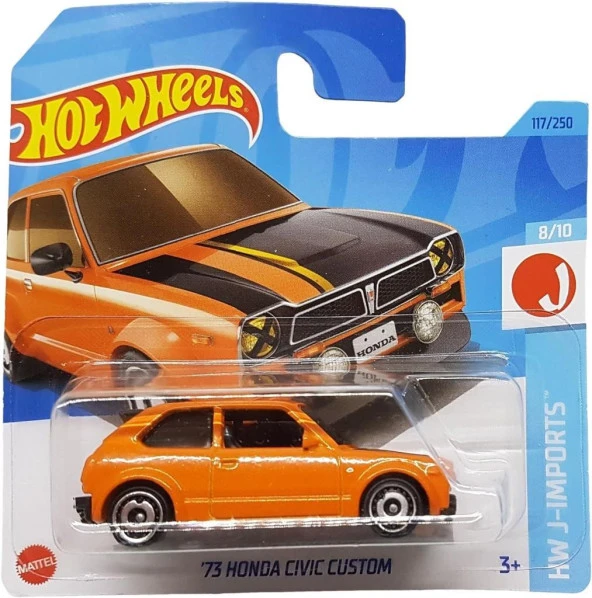 Hot Wheels Tekli Arabalar ´73 HONDA CIVIC CUSTOM HKK67 - 6