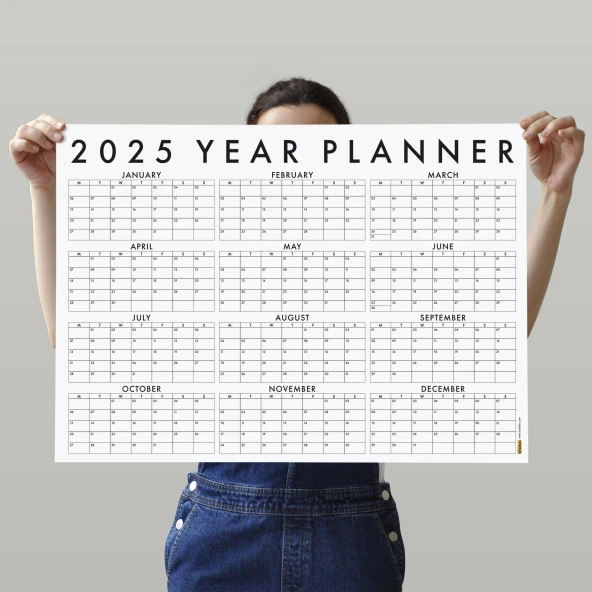 2025 Yıllık Planlayıcı Duvar Takvimi 2025 Takvim - 2