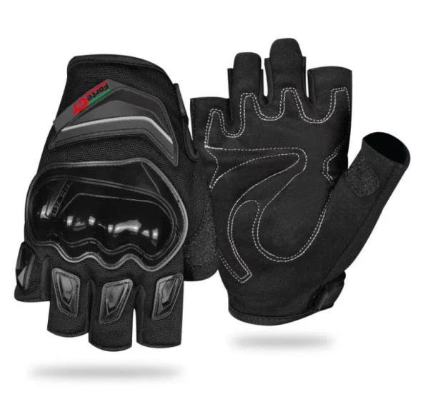 FORTE GT RS 1903D Su Geçirmez Parmaksız Motosiklet Eldiveni Siyah XL Beden - 2