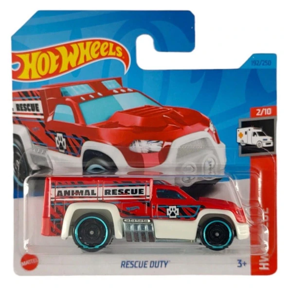 Hot Wheels Tekli Arabalar RESCUE DUTY HKK70 - 4