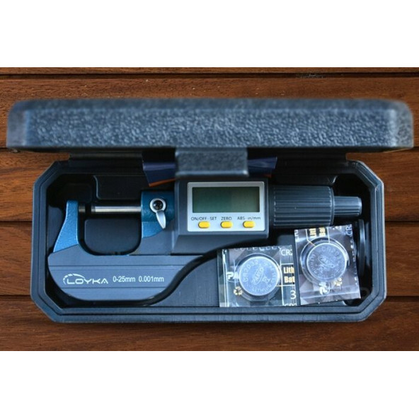 Loyka 5202-25 Dijital Hassas Mikrometre 0-25 mm - Resim 6