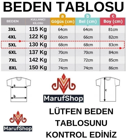 Erkek Büyük Beden 120 Kilo-152 Kilo Arası İçin Uygun Bisiklet Yaka Süprem Düz Tişört Lacivert - 5