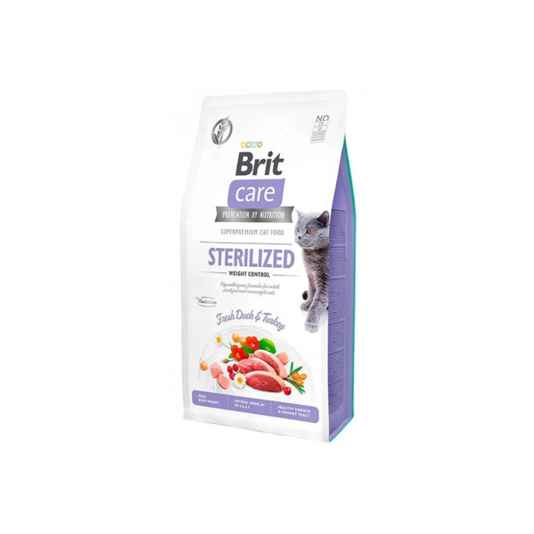 Brit Care Tahılsız Sterilised Light Ördekli Hindili Kedi Maması