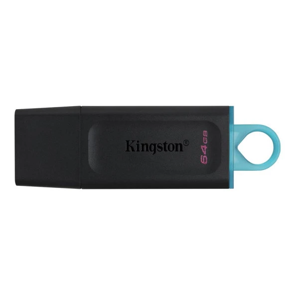 Kingston DTX-64GB 64GB USB3.2 Gen 1 DataTraveler Exodia (Black + Teal) Flash Bellek ürün görseli 1
