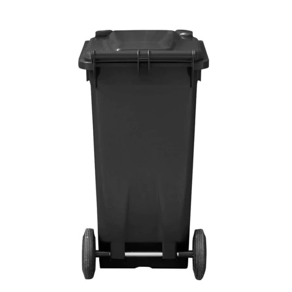 Siyah Renk 120 Lt Çöp Kovası, Çöp Konteyner - 2