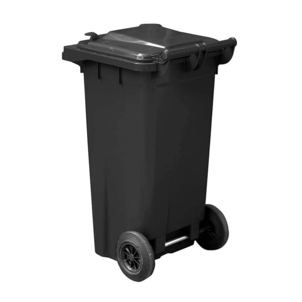 Siyah Renk 120 Lt Çöp Kovası, Çöp Konteyner - 3