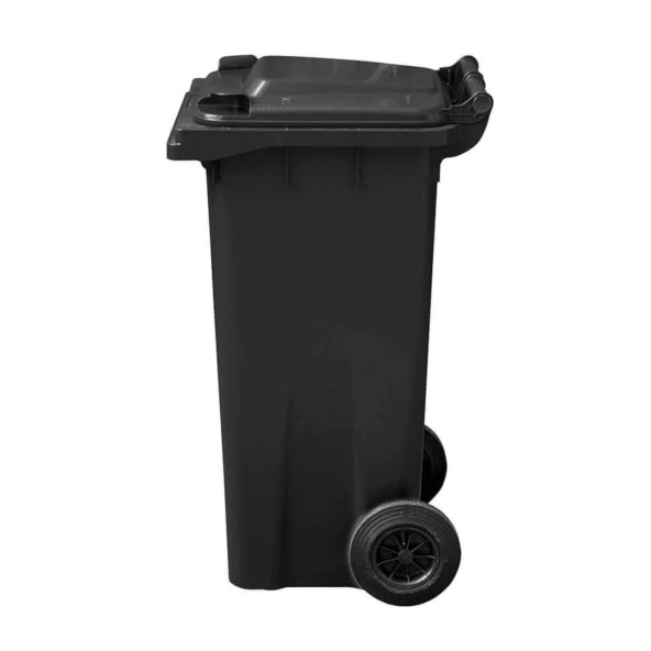 Siyah Renk 120 Lt Çöp Kovası, Çöp Konteyner - 4