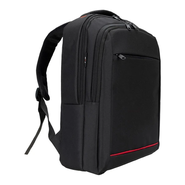 PLM BERGAMIN NOTEBOOK SIRT ÇANTASI SİYAH 15.6" - Resim 6