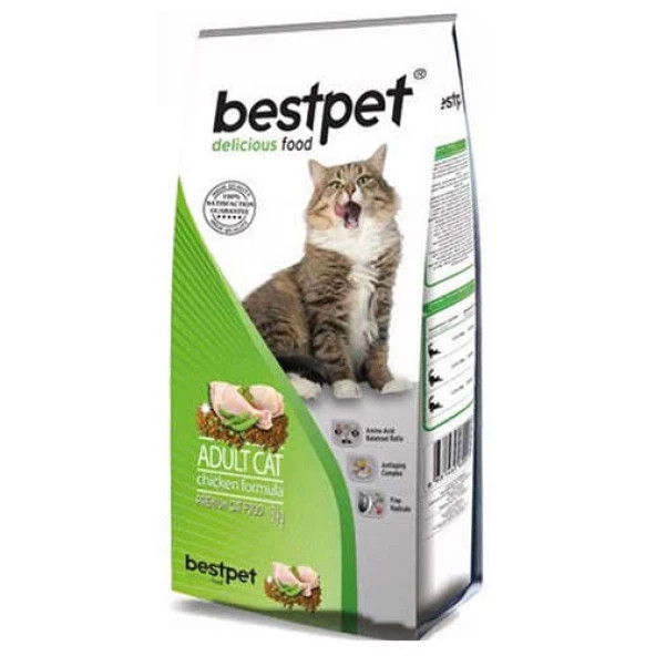 Bestpet Chicken Tavuk Etli Yetişkin Kedi Maması 15 Kg