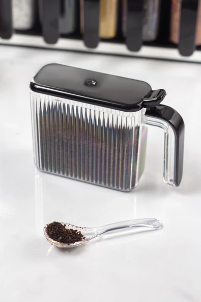 12'li Kaşıklı & Standlı Kapaklı Baharat Seti - 4